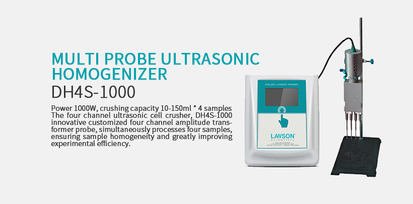 Multi Probe ultrasonic homogenizer DH4S-1000